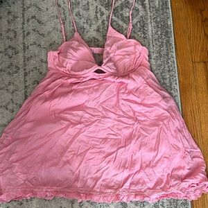 light pink size small babydoll dress